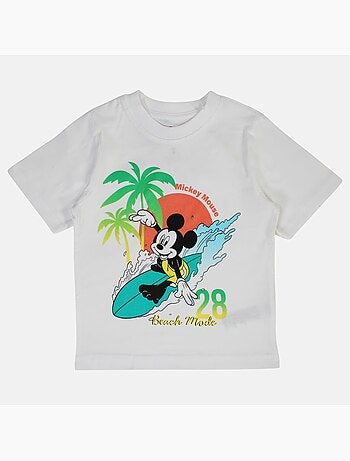 Disney - Kind set wit en oranje short