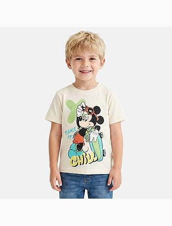 Disney - Kind T-shirt beige personage skate