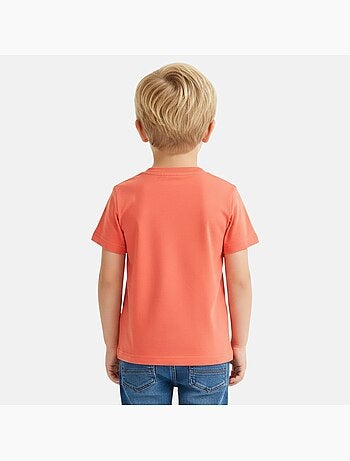 Disney - Kind T-shirt oranje personage skate