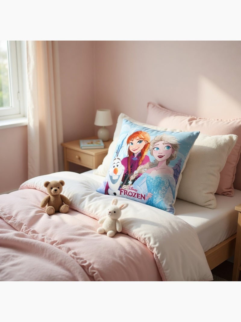Disney - Kinder kussen decoratief met animatieprint Blauw - Kiabi