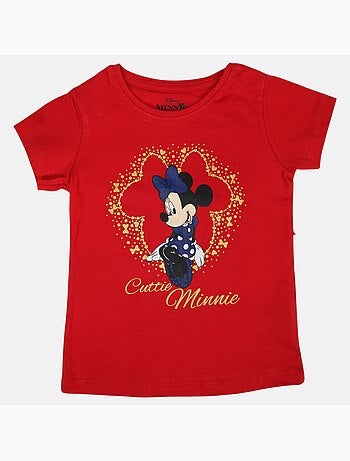 Disney - Kinder T-shirt korte mouwen rood personage