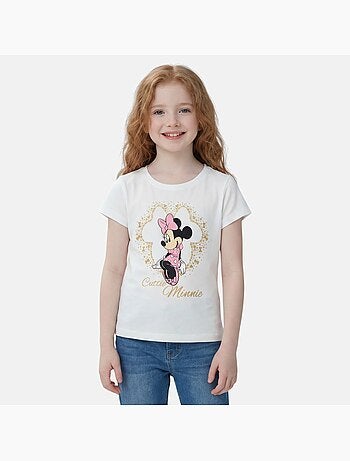 Disney - Kinder T-shirt korte mouwen wit personage
