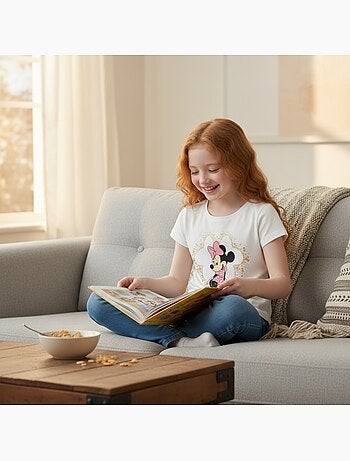 Disney - Kinder T-shirt korte mouwen wit personage