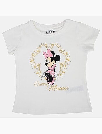 Disney - Kinder T-shirt korte mouwen wit personage
