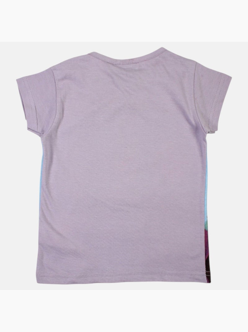 Disney - Kinder t-shirt met animatieprint Mauve - Kiabi