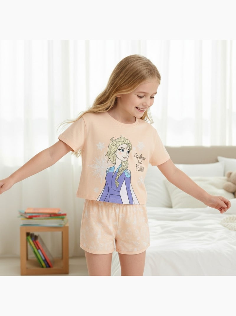 Disney - Korte mouwen T-shirt met personage Oranje - Kiabi