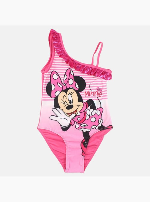 Disney - maillot de bain 1 pièce imprimé, finitions volantées - Kiabi