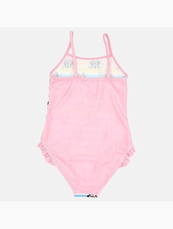 Disney - Maillot de bain fille 1 pièce rayé multicolore motif personnage