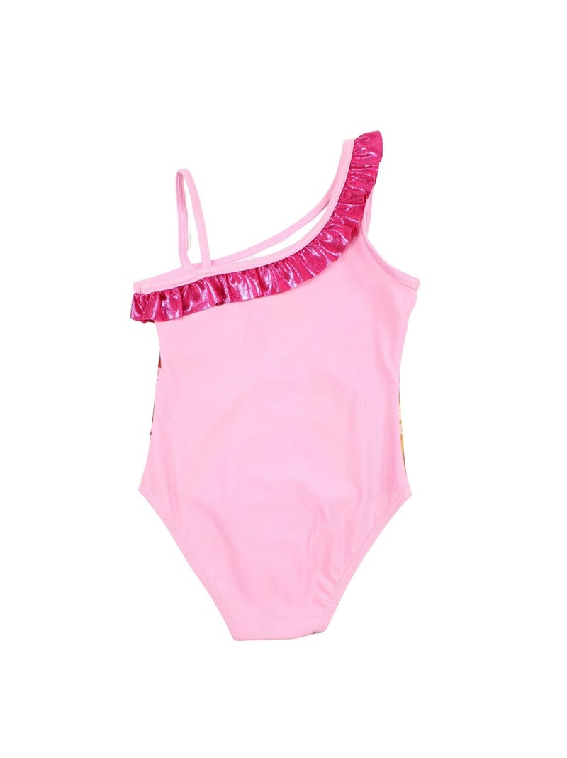 Disney - Maillot de bain une pièce fille imprimé Rose - Kiabi