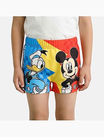 Disney - maillot enfant short orange et bleu