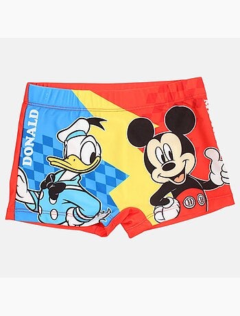 Disney - maillot enfant short orange et bleu