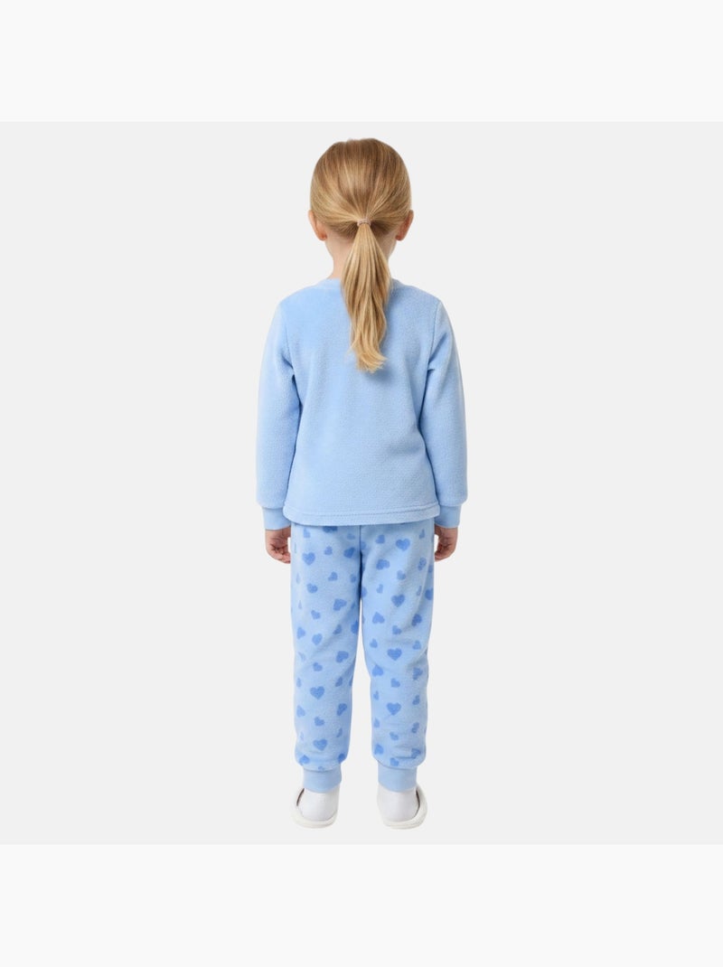 Disney - meisjespyjama stitch Blauw - Kiabi