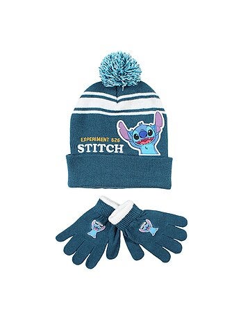 Disney - Muts met pompon en handschoenen met personages