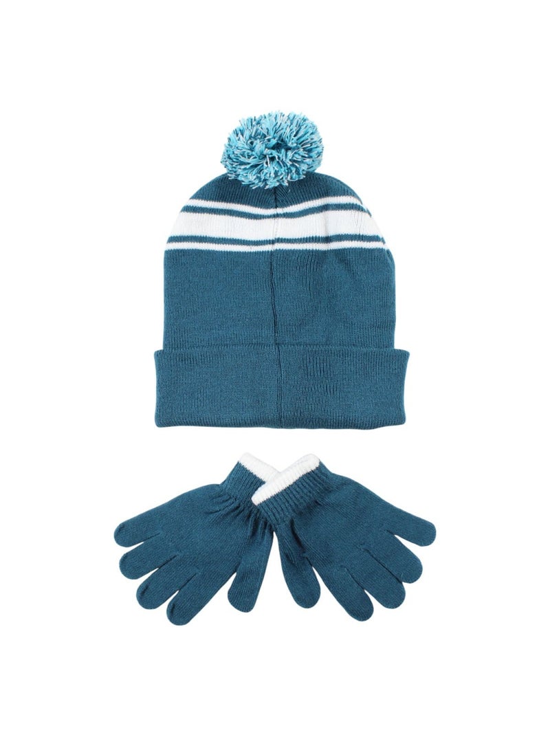 Disney - Muts met pompon en handschoenen met personages Groen - Kiabi