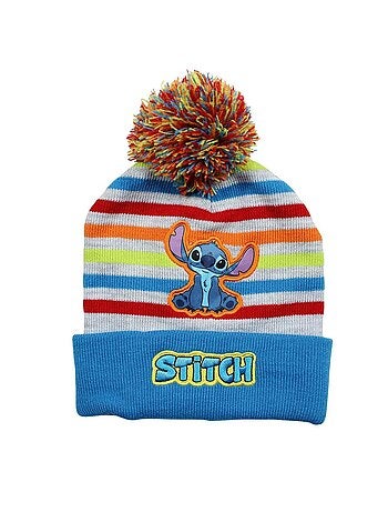 Disney - Muts met pompon, handschoenen en sjaal kleurrijk