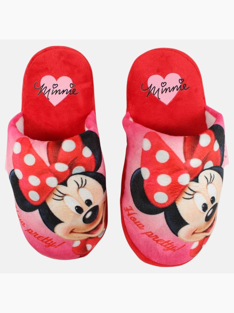 Disney - Pantoufles enfant à motif Rouge - Kiabi