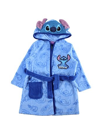 Disney - peignoir à capuche imprimé avec ceinture, capuche à oreilles