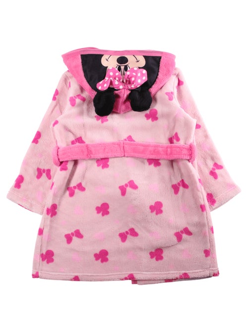 Disney - peignoir à capuche imprimé avec ceinture, capuche à oreilles - Kiabi