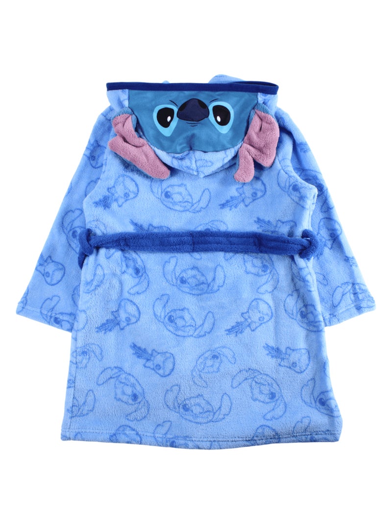 Disney - peignoir imprimé à capuche à oreilles, ceinture Bleu - Kiabi