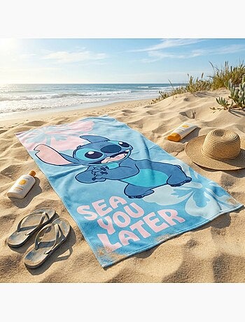 Disney - Polyester handdoek Lilo en Stitch