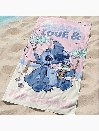 Disney - Polyester handdoek Lilo en Stitch