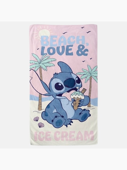 Disney - Polyester handdoek Lilo en Stitch - Kiabi