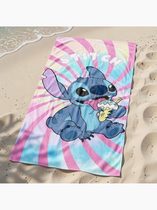 Disney - Polyester handdoek Lilo en Stitch - Kiabi