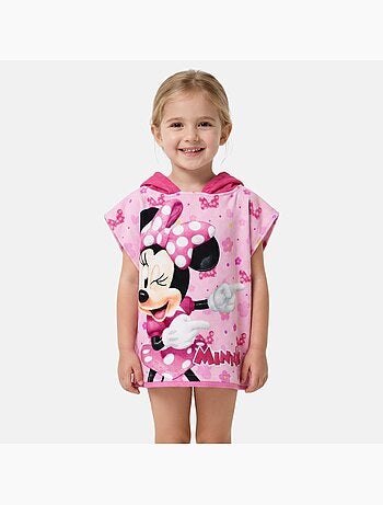 Disney - Poncho polyester fille à motif