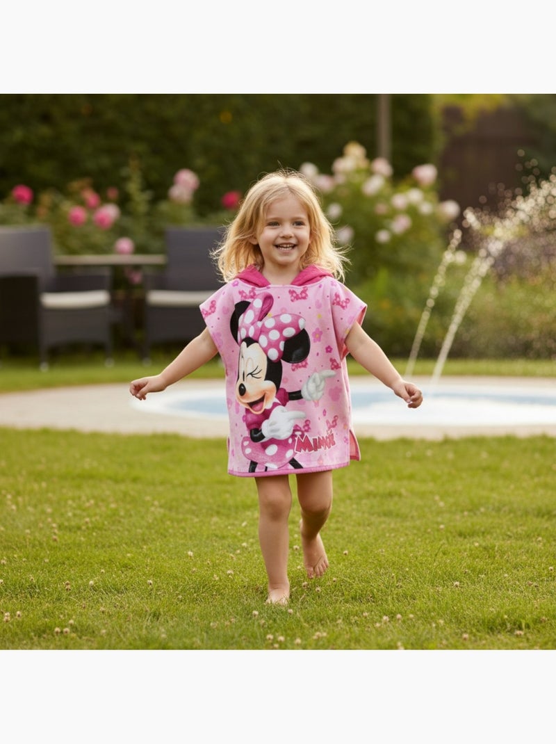 Disney - Poncho polyester fille à motif Rose - Kiabi