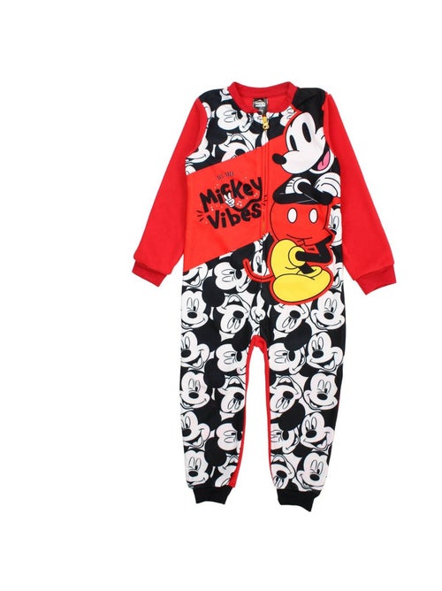 Disney - Pyjama combinaison enfant noir et rouge - Kiabi Disney - Pyjama combinaison enfant noir et rouge - Kiabi