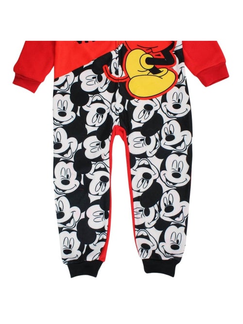 Disney - Pyjama combinaison enfant noir et rouge - Kiabi Disney - Pyjama combinaison enfant noir et rouge - Kiabi
