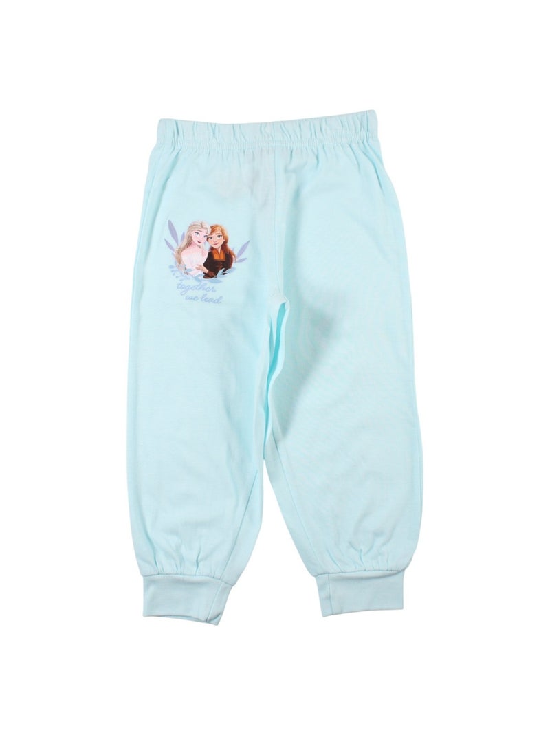 Disney - Pyjama coton fille avec imprimé personnage Bleu - Kiabi