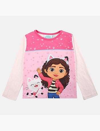 Disney - Pyjama fille imprimé manches longues pantalon