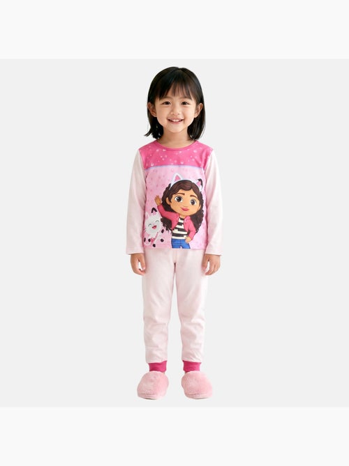 Disney - Pyjama fille imprimé manches longues pantalon - Kiabi
