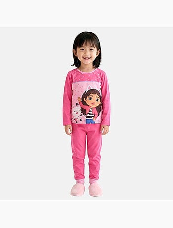 Disney - Pyjama fille imprimé manches longues pantalon
