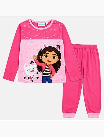 Disney - Pyjama fille imprimé manches longues pantalon