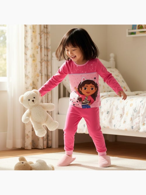 Disney - Pyjama fille imprimé manches longues pantalon - Kiabi