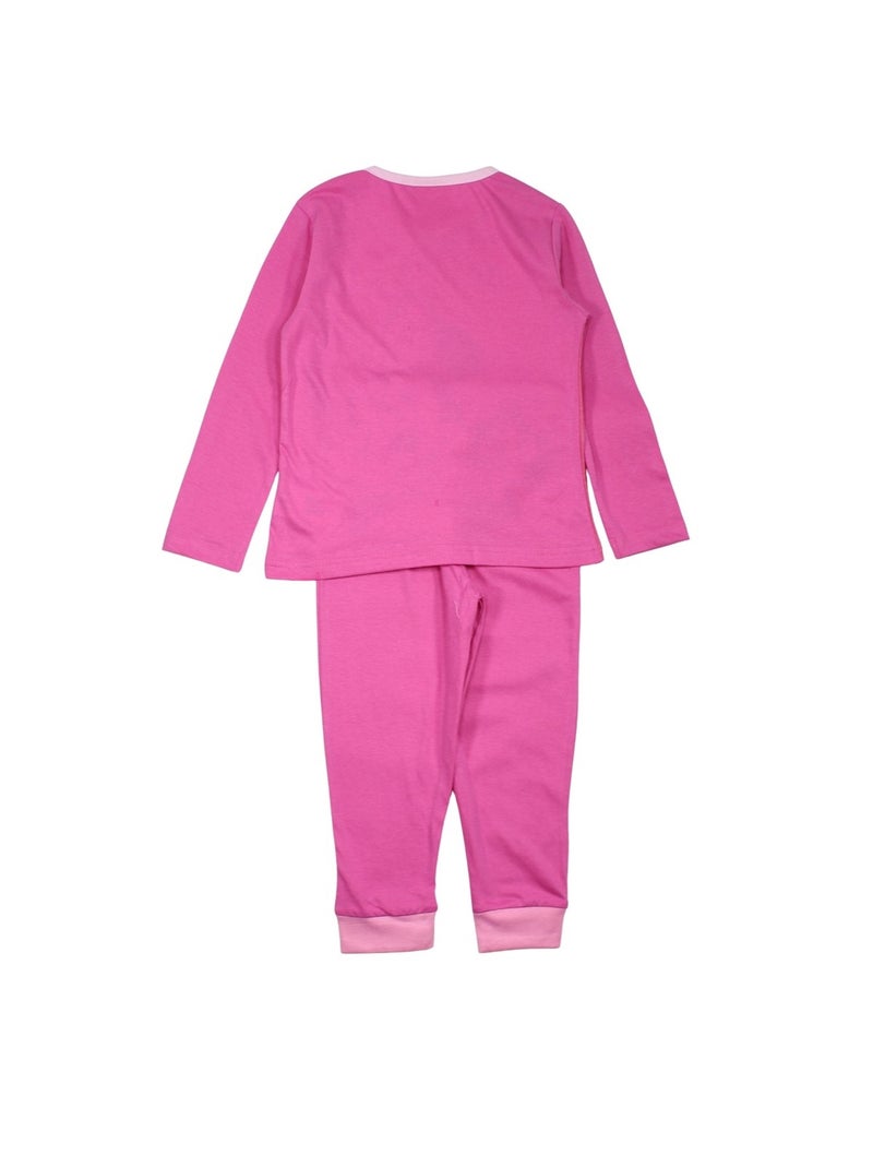 Disney - Pyjama katoen meisje bedrukt Roze - Kiabi