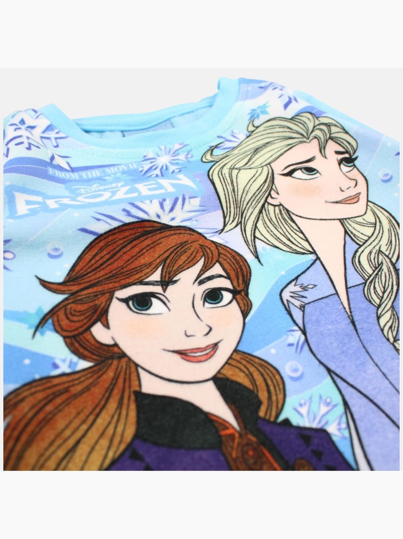Disney - Pyjama polaire coton fille avec imprim? personnage Bleu - Kiabi
