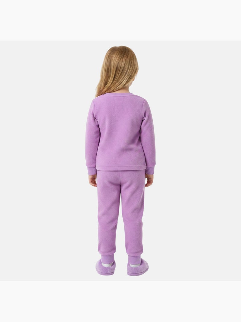 Disney - Pyjama polaire coton fille avec imprim? personnage Violet - Kiabi