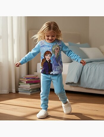 Disney - Pyjama polaire coton fille avec imprimé personnage