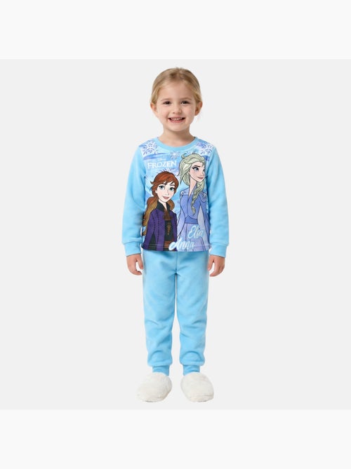 Disney - Pyjama polaire coton fille avec imprimé personnage - Kiabi