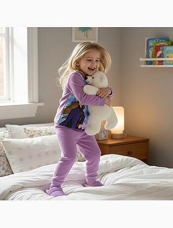 Disney - Pyjama polaire coton fille avec imprimé personnage