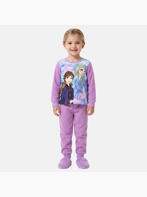 Disney - Pyjama polaire coton fille avec imprimé personnage - Kiabi