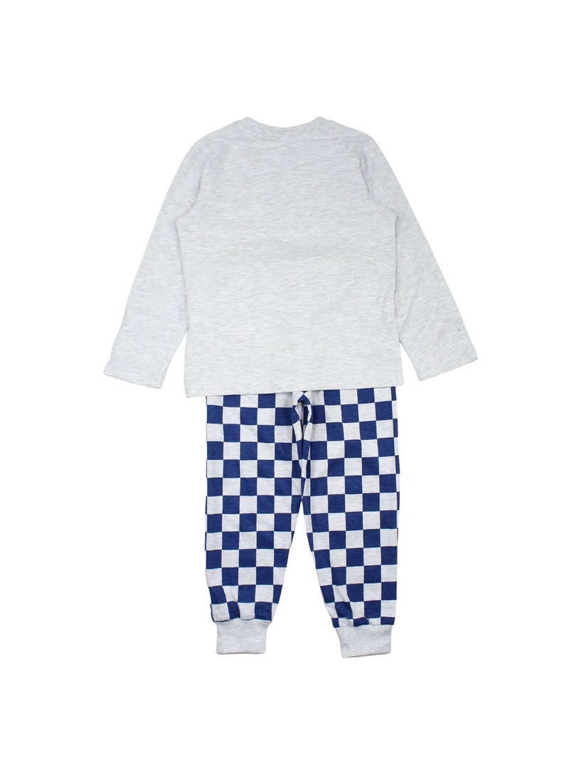 Disney - Pyjama top en broek met patronen Grijs - Kiabi