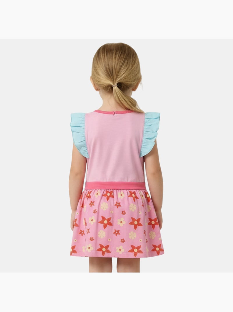 Disney - Robe fille imprimée Rose - Kiabi
