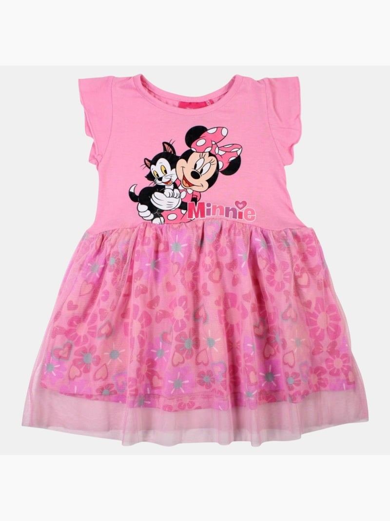 Disney - robe imprimée sans manches, jupe en tulle Rose - Kiabi