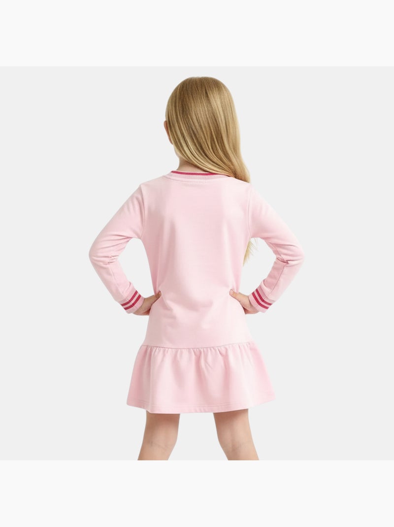 Disney - Robe manches longues avec personnages Rose - Kiabi