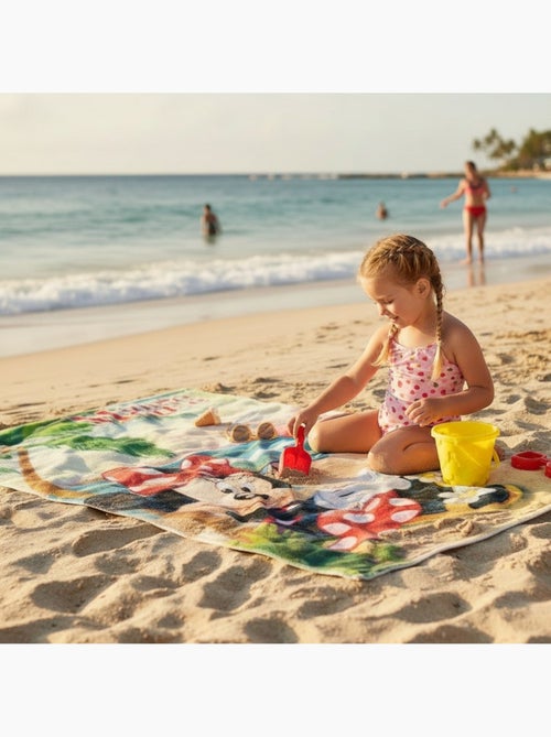 Disney - Serviette de plage décor plage et personnage - Kiabi