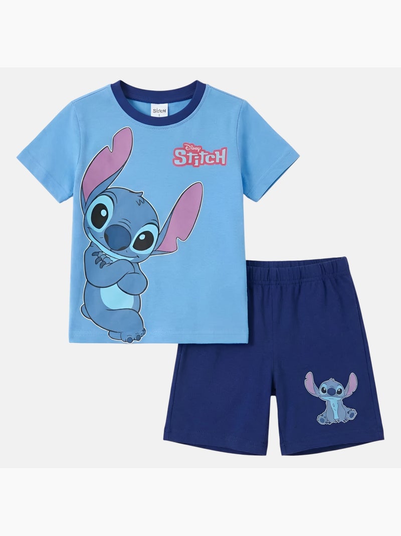 Disney - Set Lilo en Stitch jongen Marineblauw - Kiabi